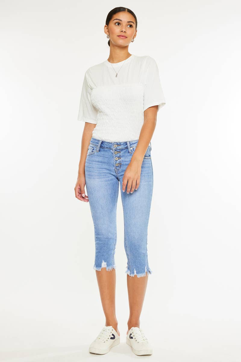 KAN CAN CAPRI CROP JEANS