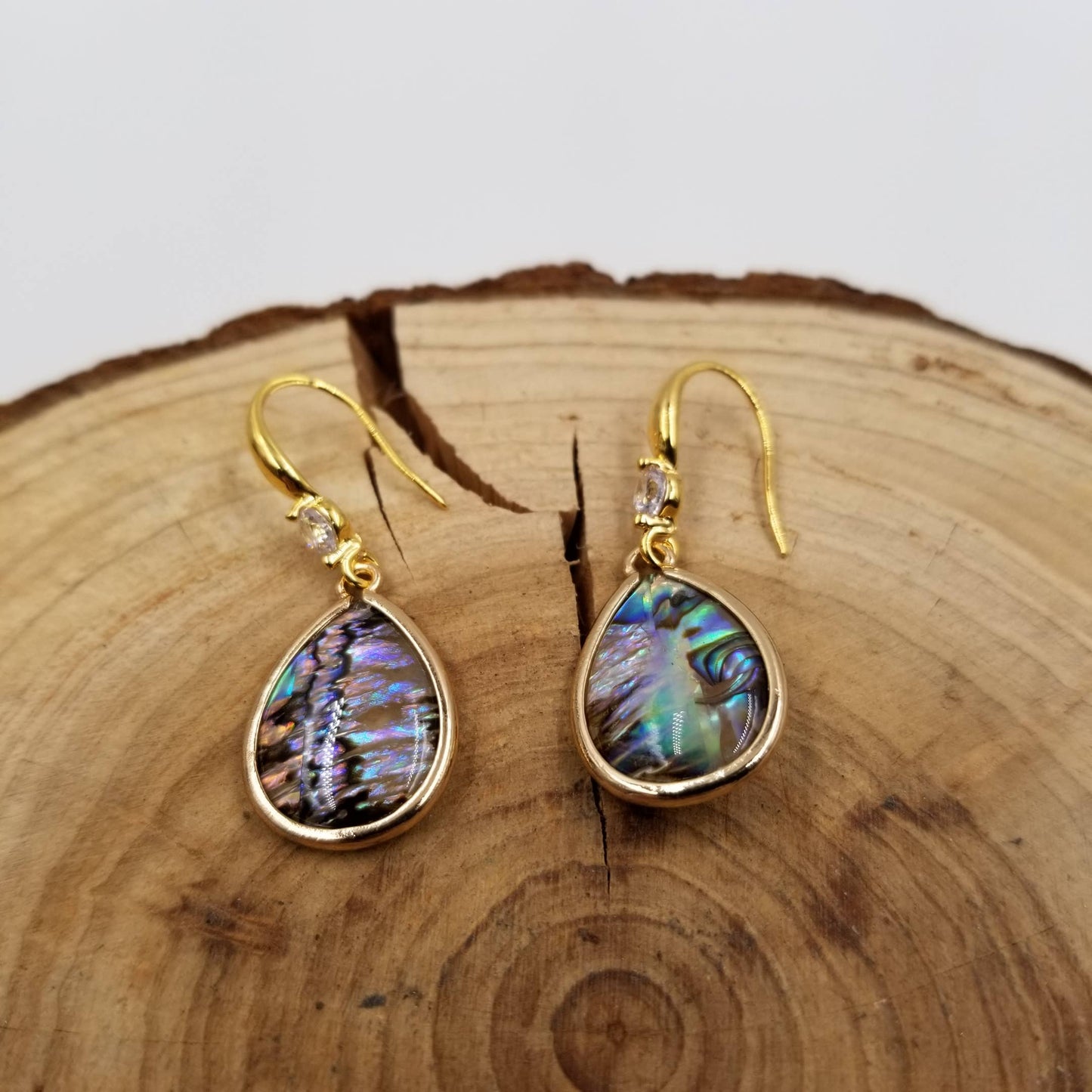 Natural Shell Drop Earrings