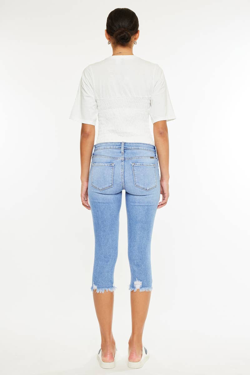 KAN CAN CAPRI CROP JEANS