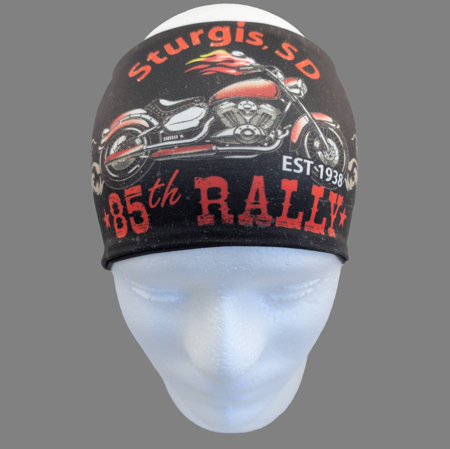 Flaming Bike Sturgis Headwrap