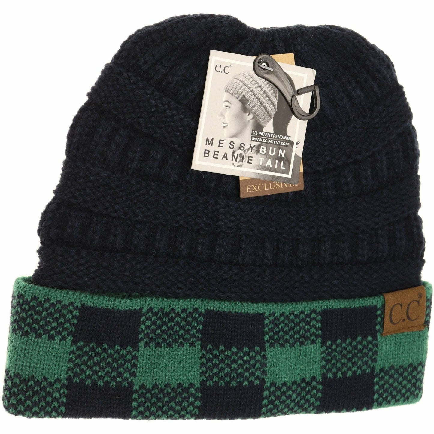 Buffalo Check CC Beanie Tail MB82