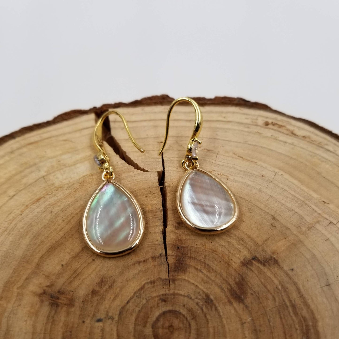 Natural Shell Drop Earrings