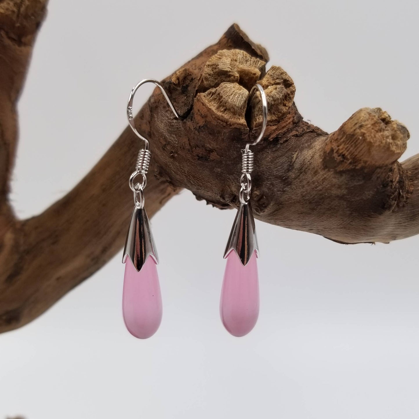 Opal Stone Water Drop Earrings