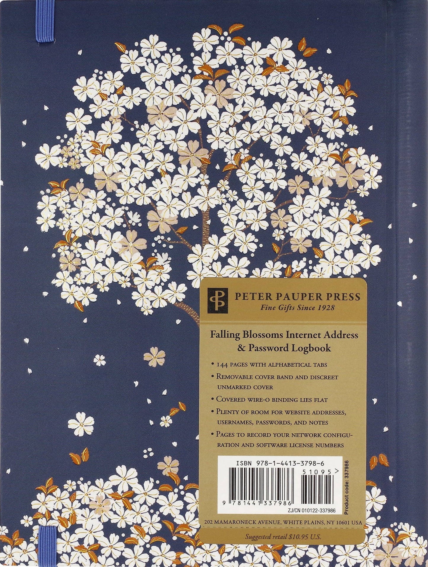Falling Blossoms Large Internet Address & Password