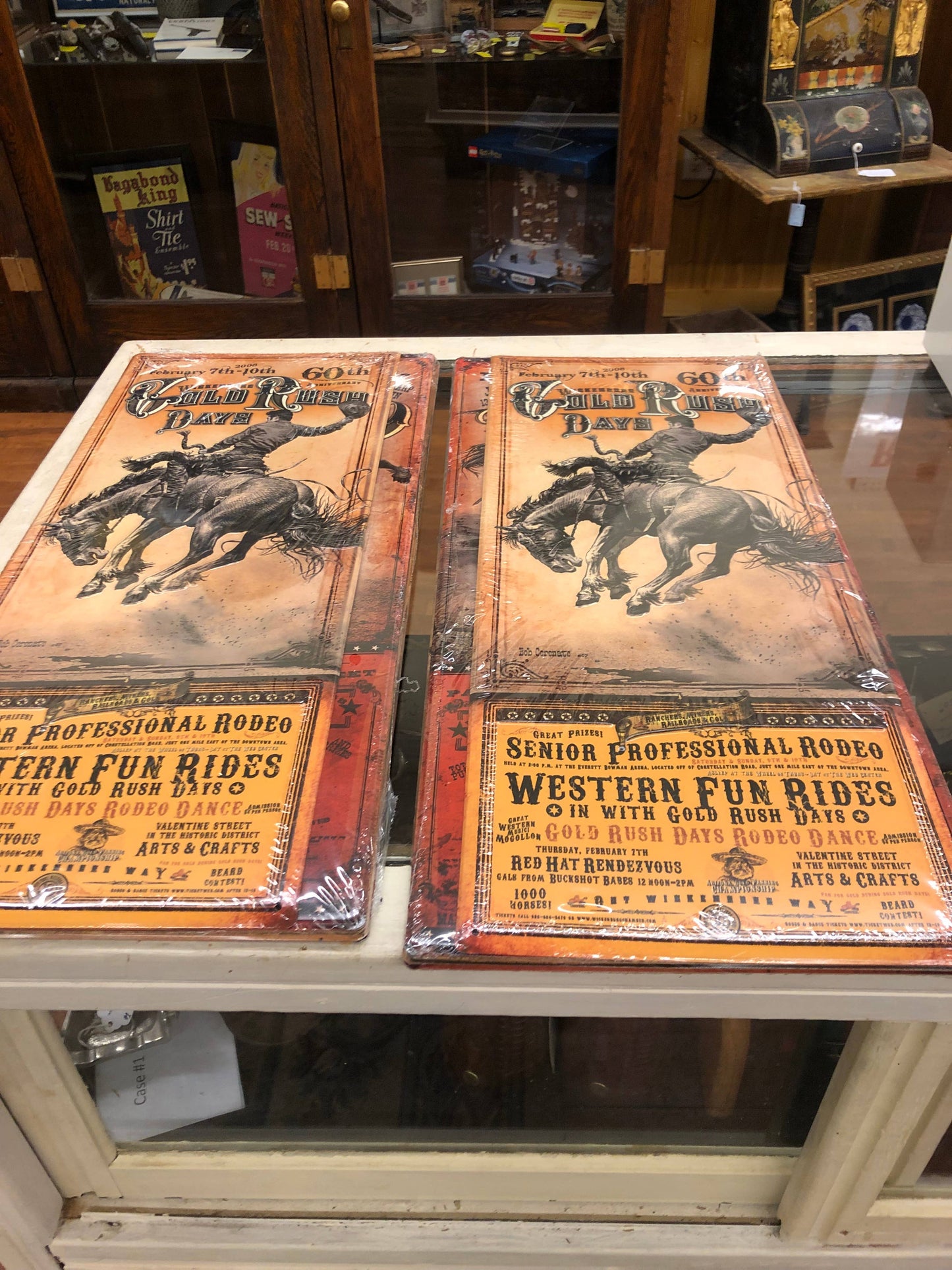 Deadwood, SD: Bob Coronato (Metal Sign) rodeo poster