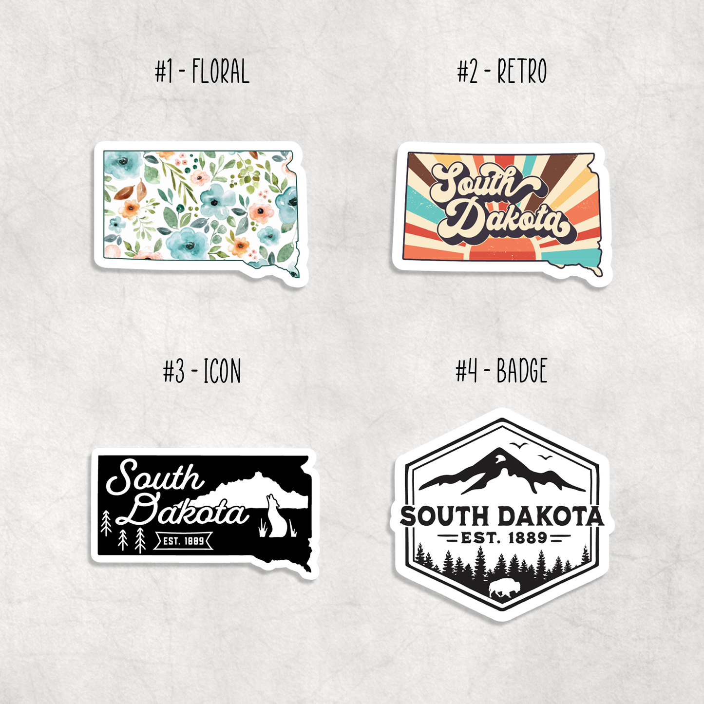 South Dakota Stickers