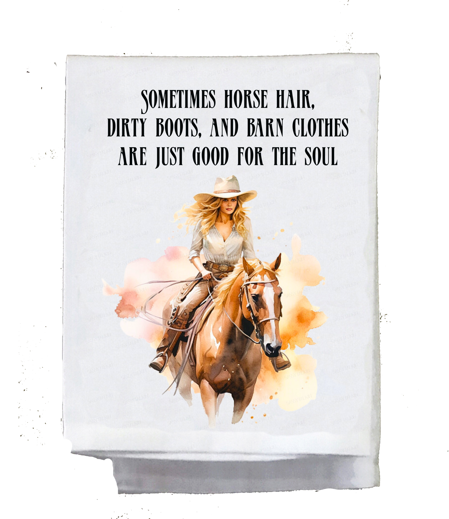 Cowgirl, Dish Towel, Cowgirls on Horses
