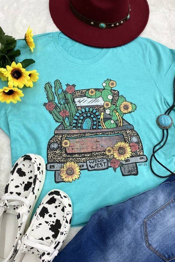 Wild west CactusGraphic Tshirt