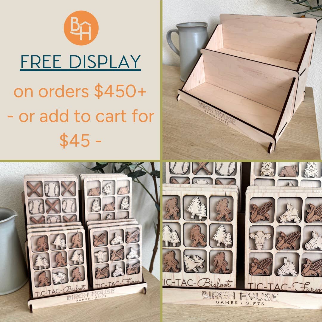 South Dakota State Gift - Tic-Tac-Toe SD Game - Customizable