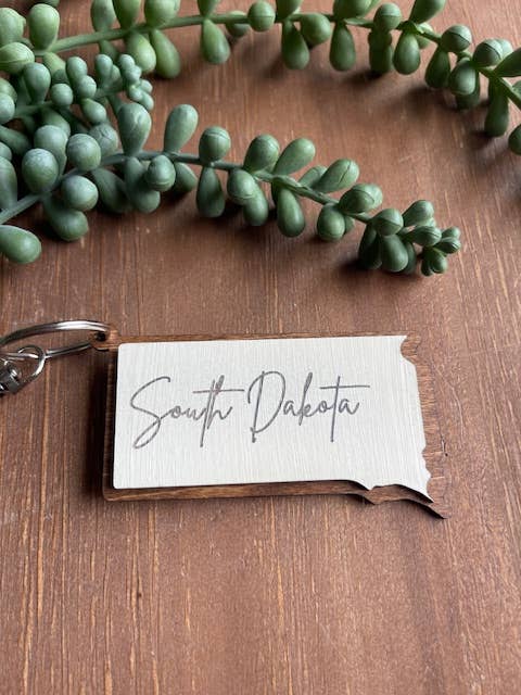 South Dakota Keychain