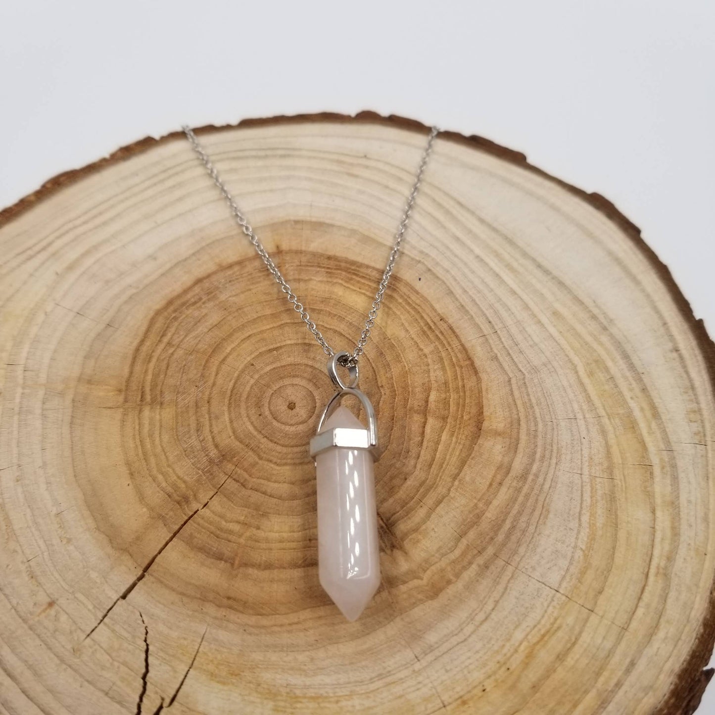 Natural Healing Stone Pendant Necklace