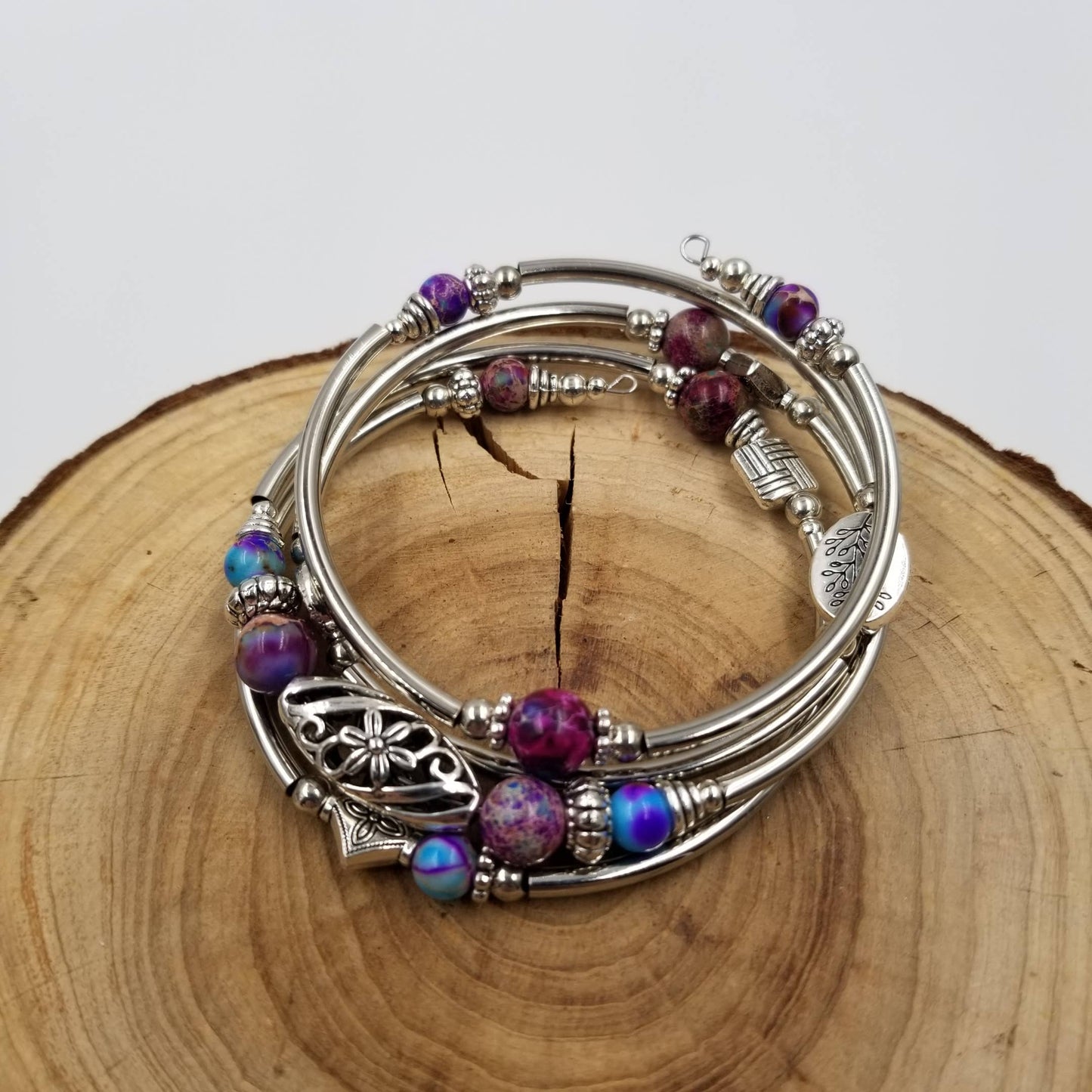 Handmade Multi-layer Chakra Natural Stone Beads Bracelet
