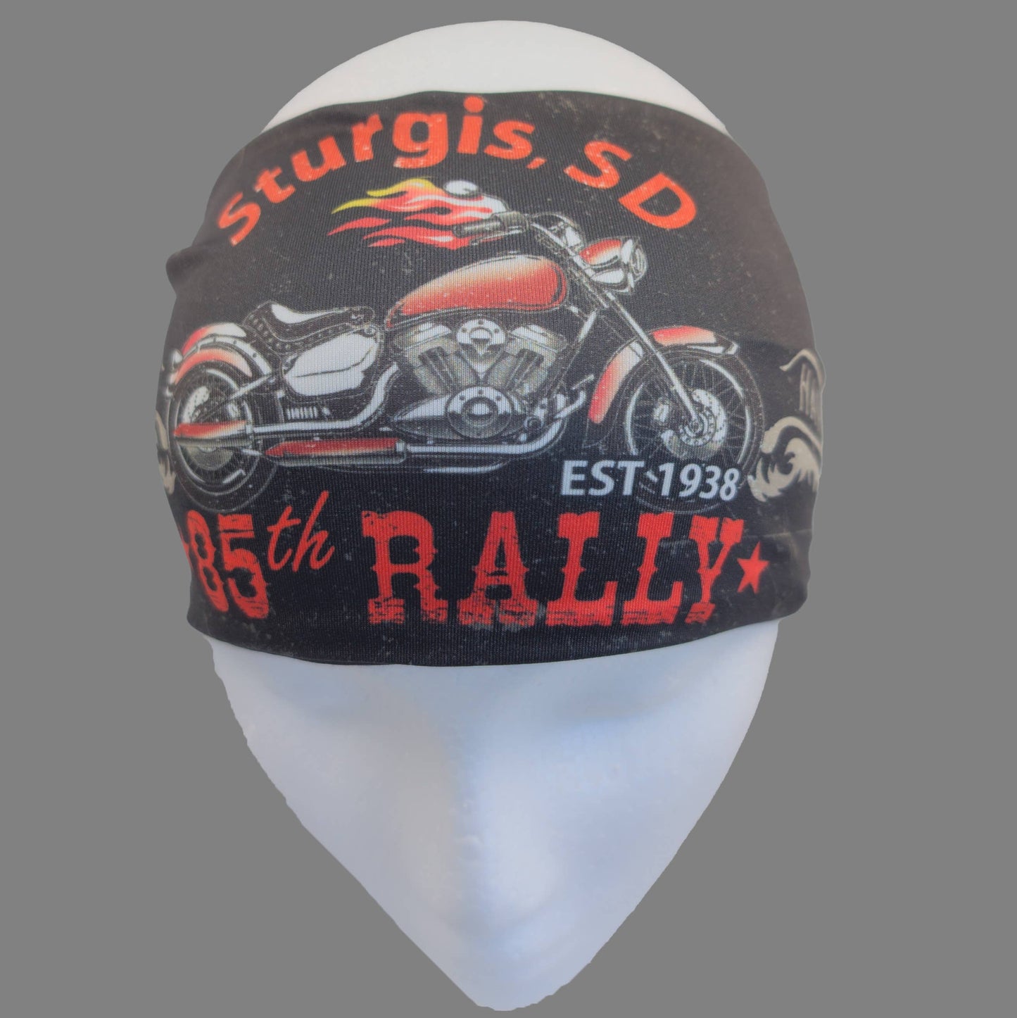 Flaming Bike Sturgis Headwrap