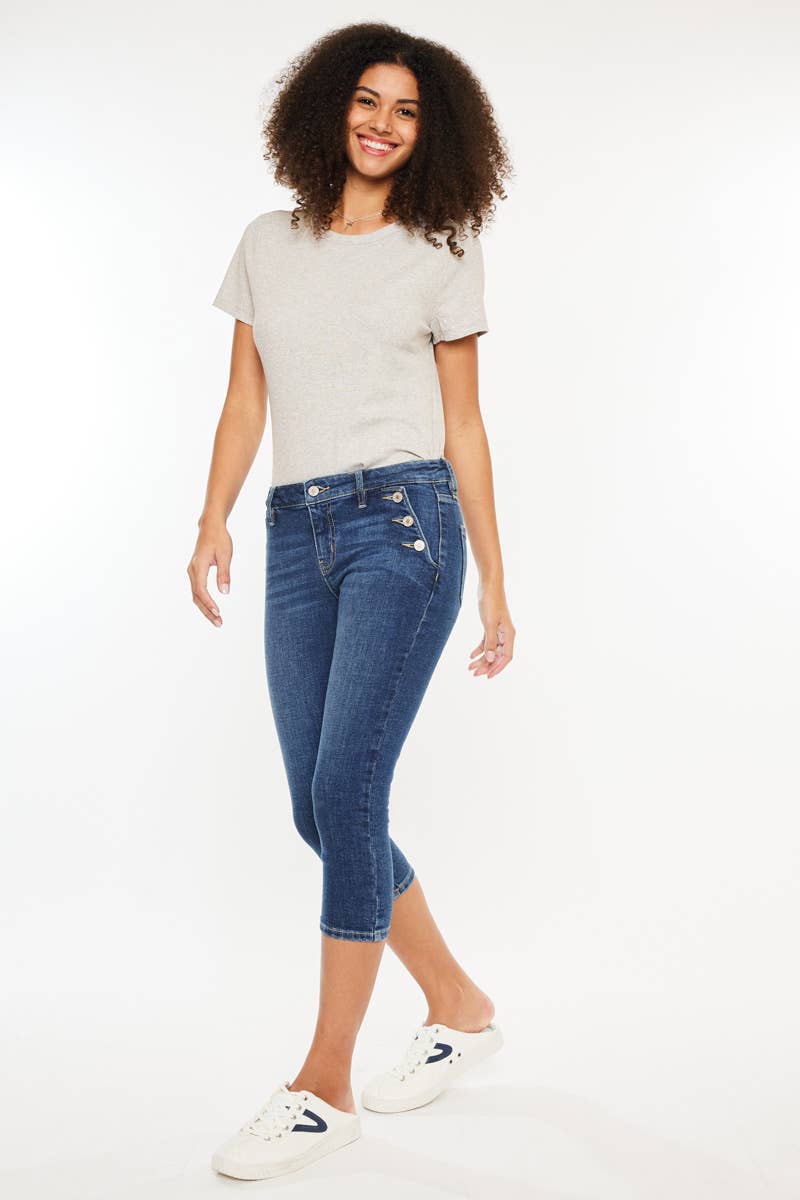 KAN CAN CROP CAPRI JEANS