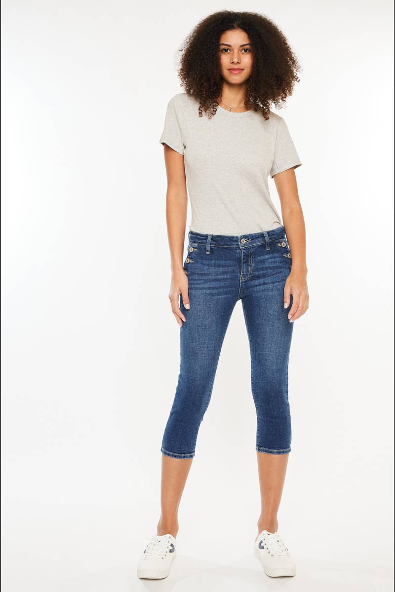 KAN CAN CROP CAPRI JEANS