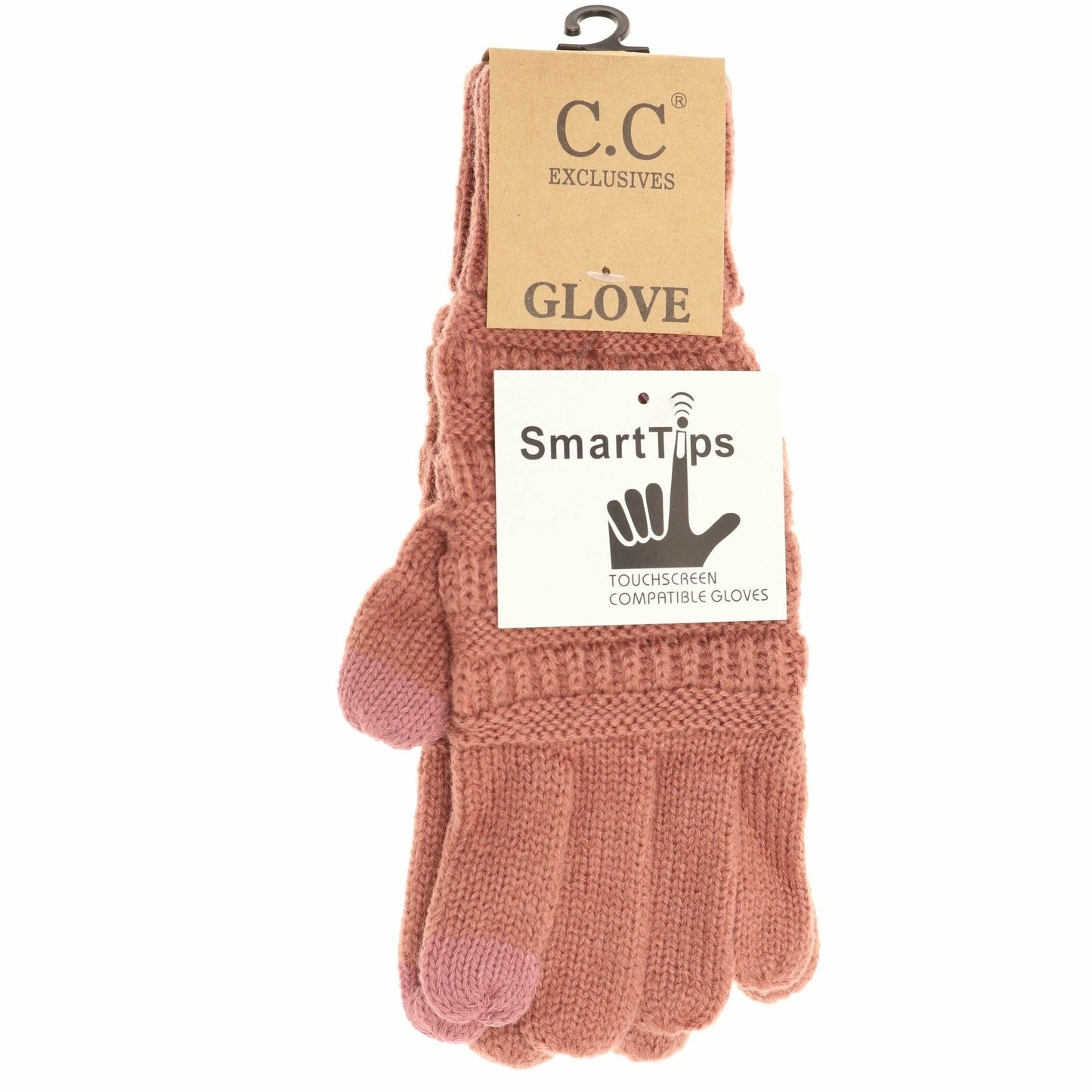 Solid Cable Knit CC Gloves G20