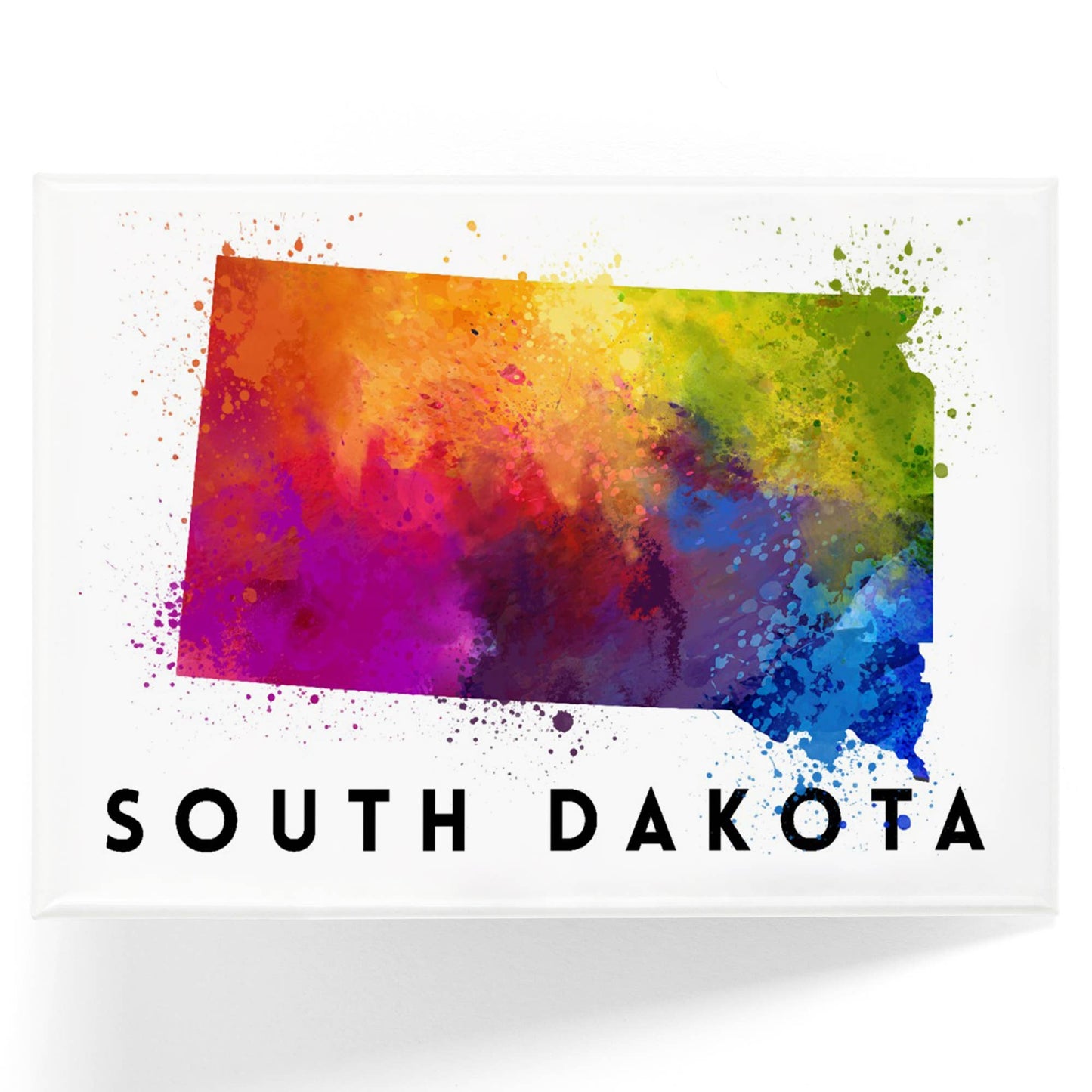 MAGNET South Dakota, State Watercolor