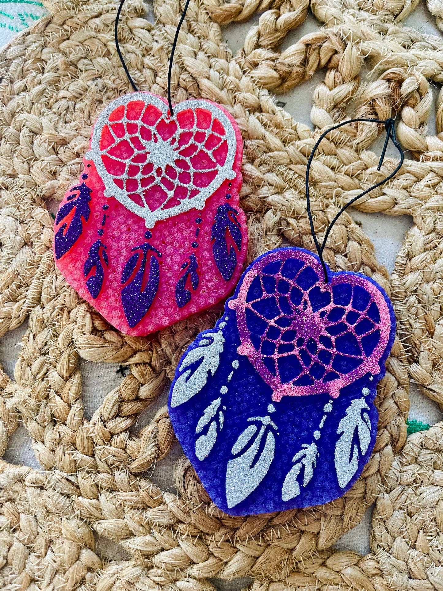 Heart Dreamcatcher Car Freshie