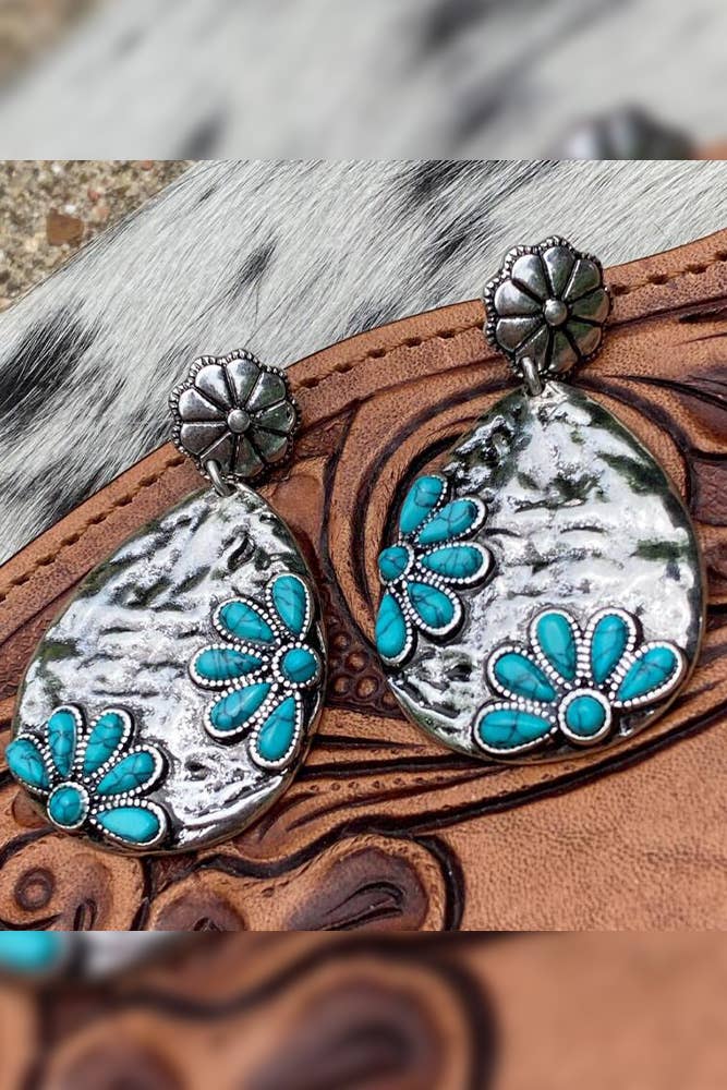 Turquoise Water Drop Earrings
