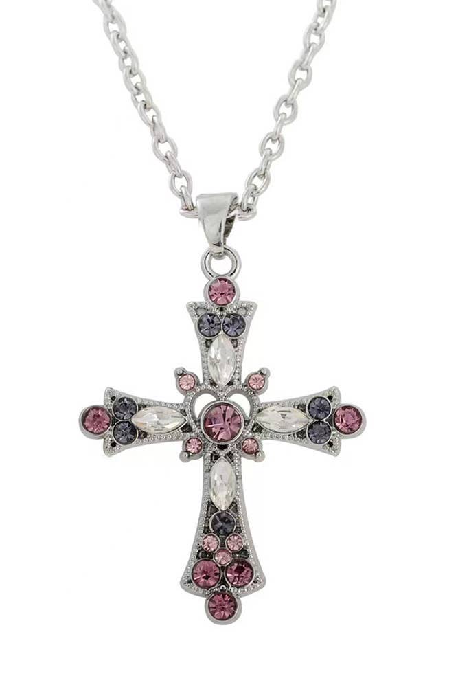 Crystal Cross Necklace
