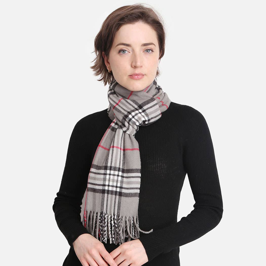 Multi Patterned Cashmere Feel Oblong Scarves