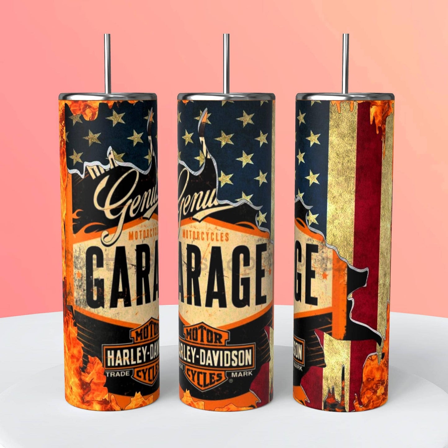 Motorcycle Harley Davidson 20oz Tumbler