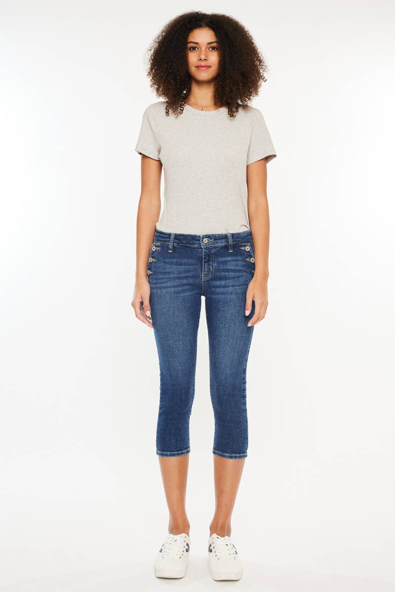 KAN CAN CROP CAPRI JEANS