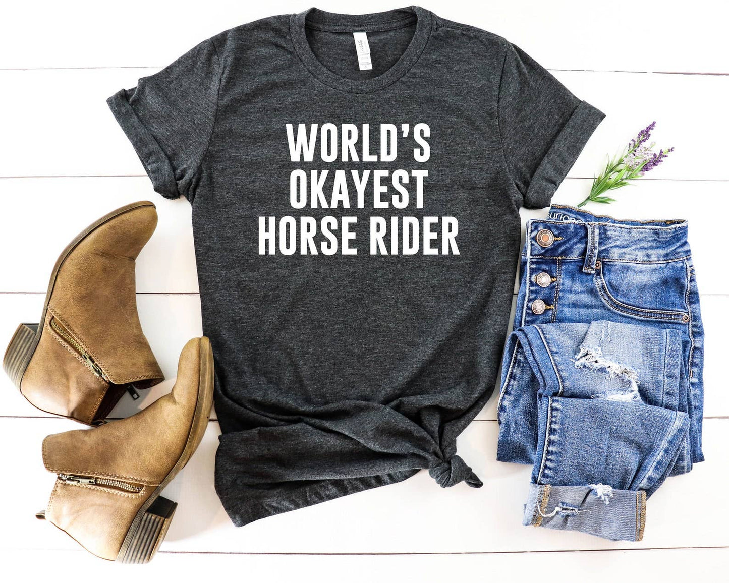 World's Okayest Horse Rider T-shirt