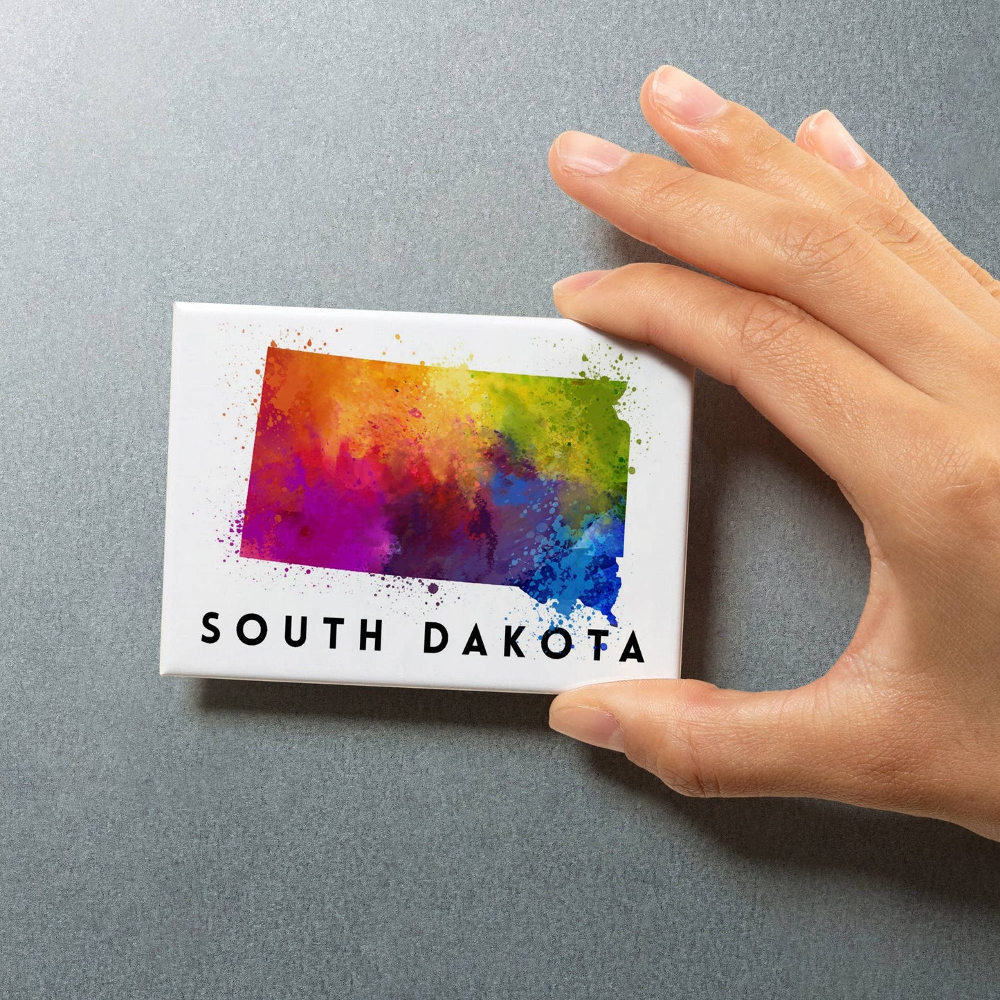MAGNET South Dakota, State Watercolor