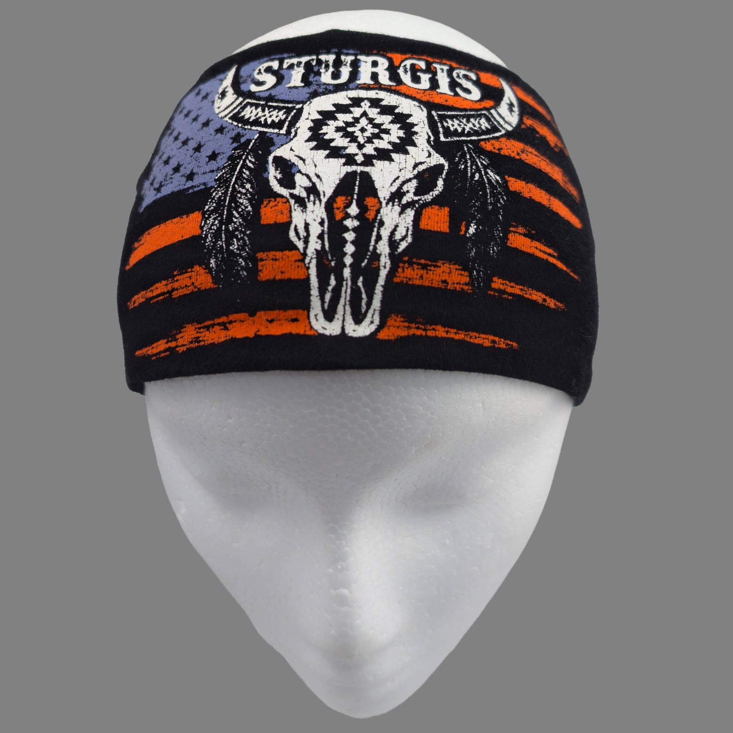 Sturgis Patriotic Steer headband