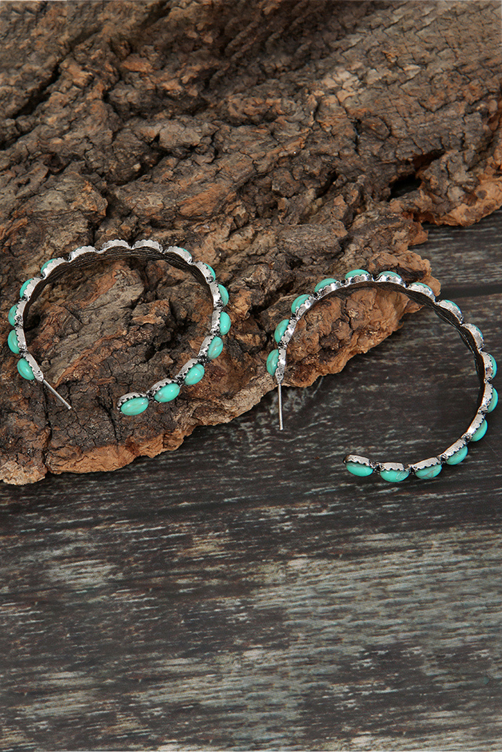 Hoop earrings Pink, Red, Black or Turquoise