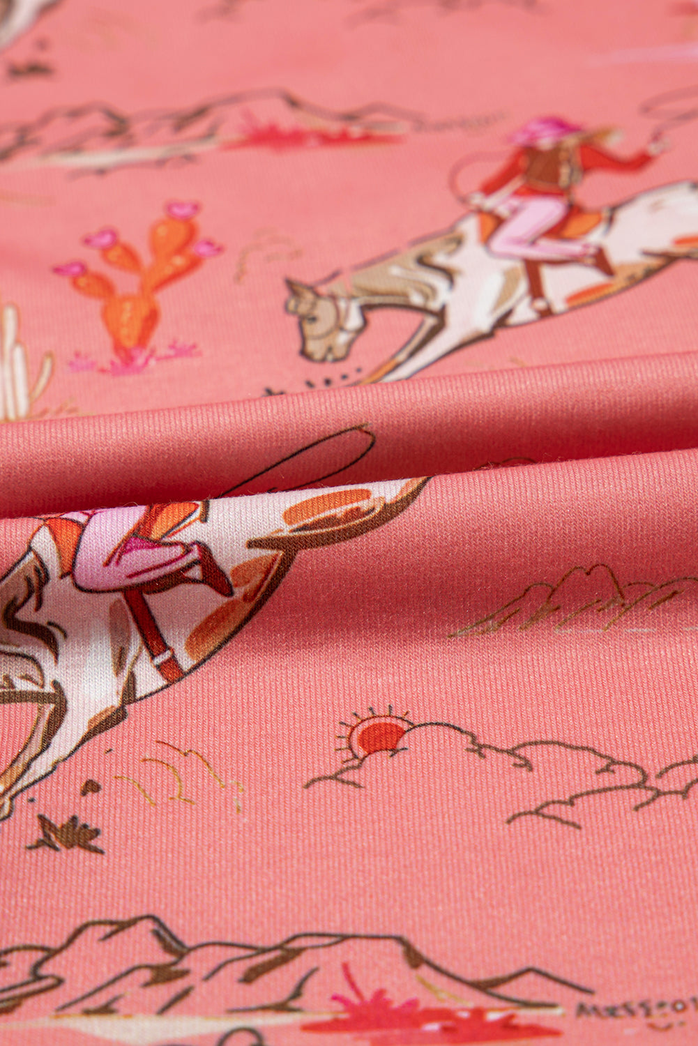 western pajama PJ set