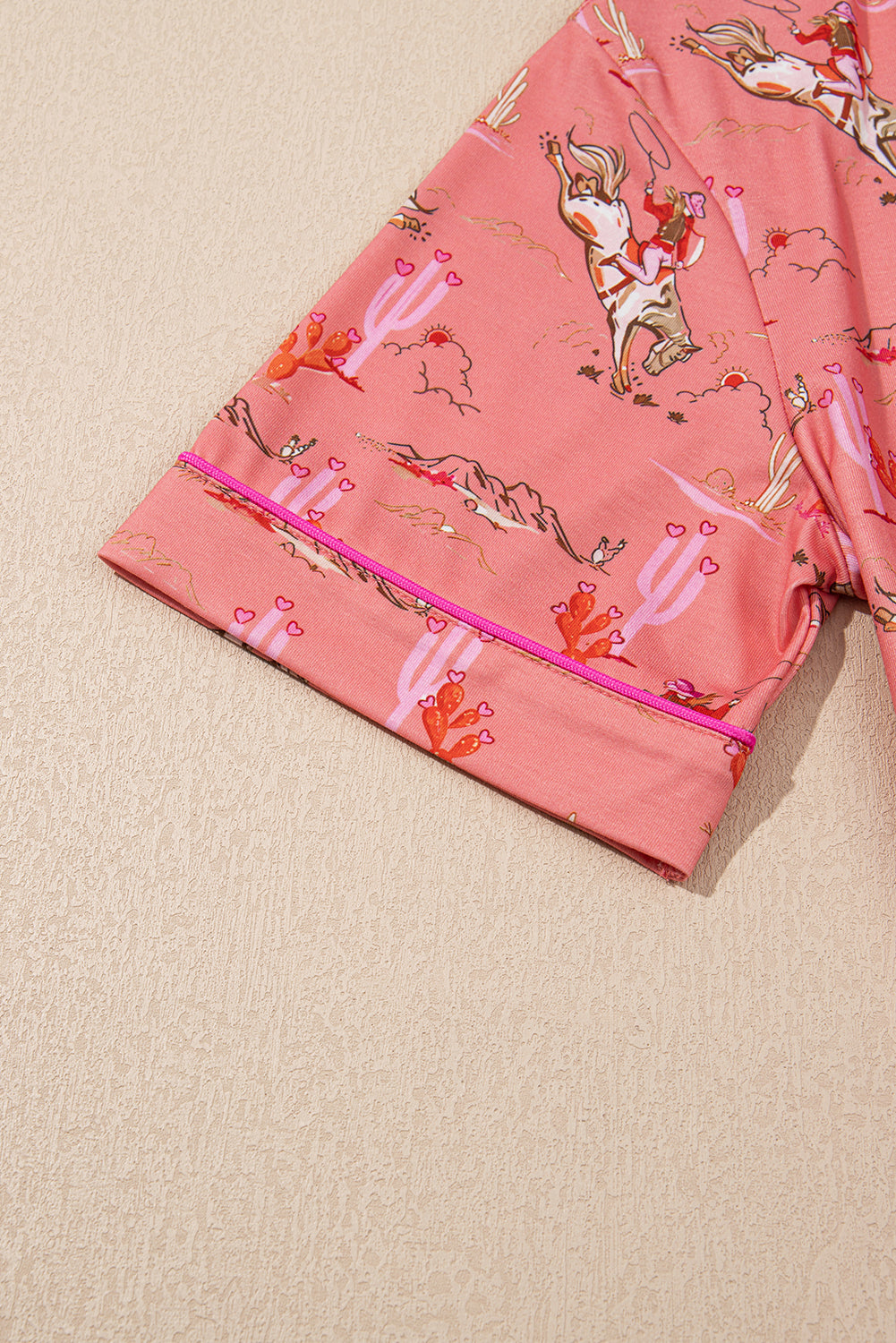 western pajama PJ set