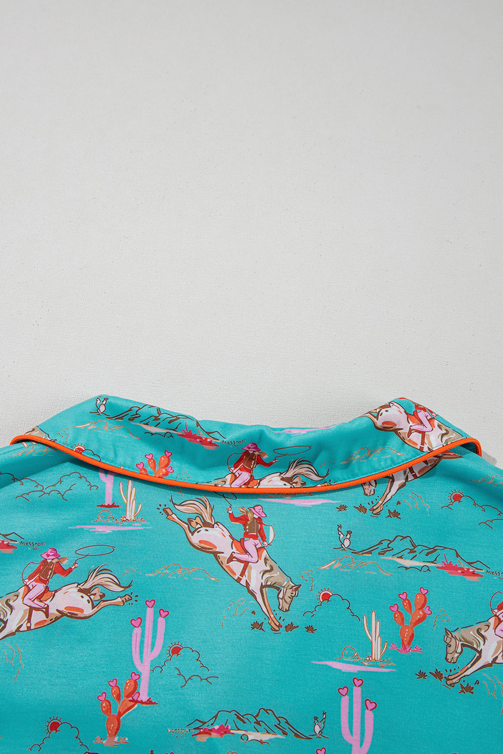 western pajama PJ set