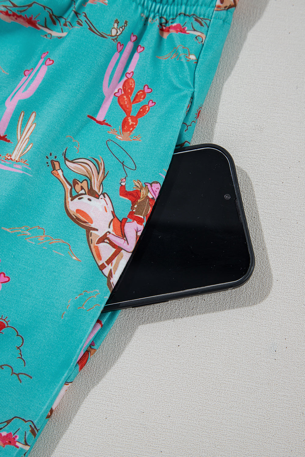 western pajama PJ set