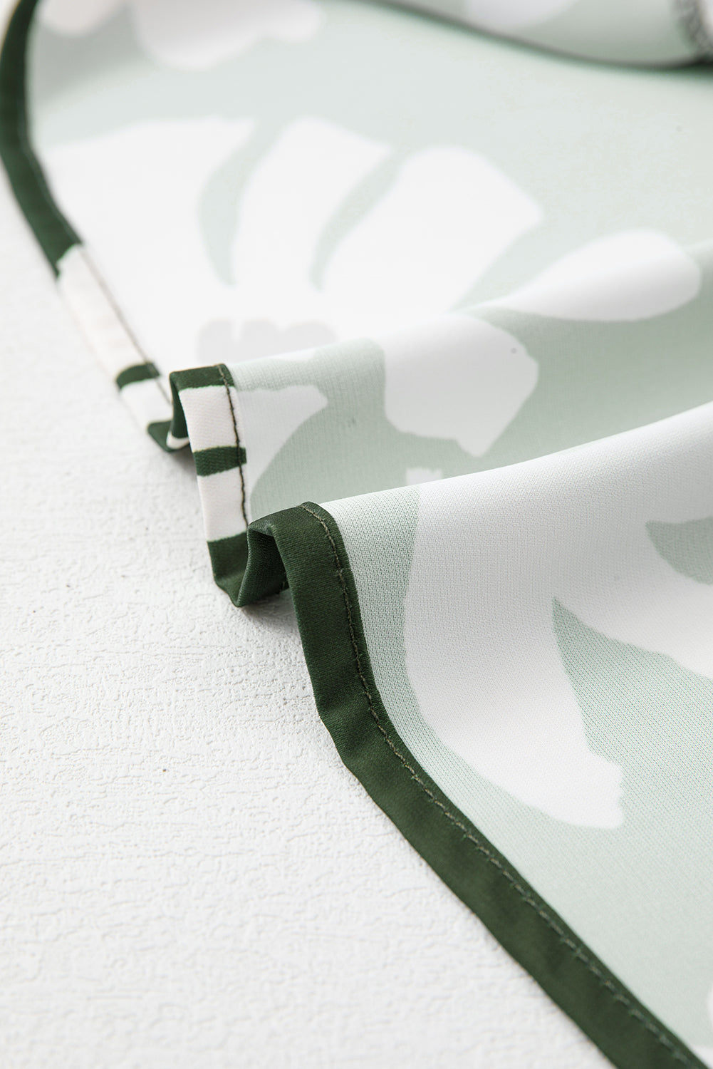 Green Allover Abstract Print Top