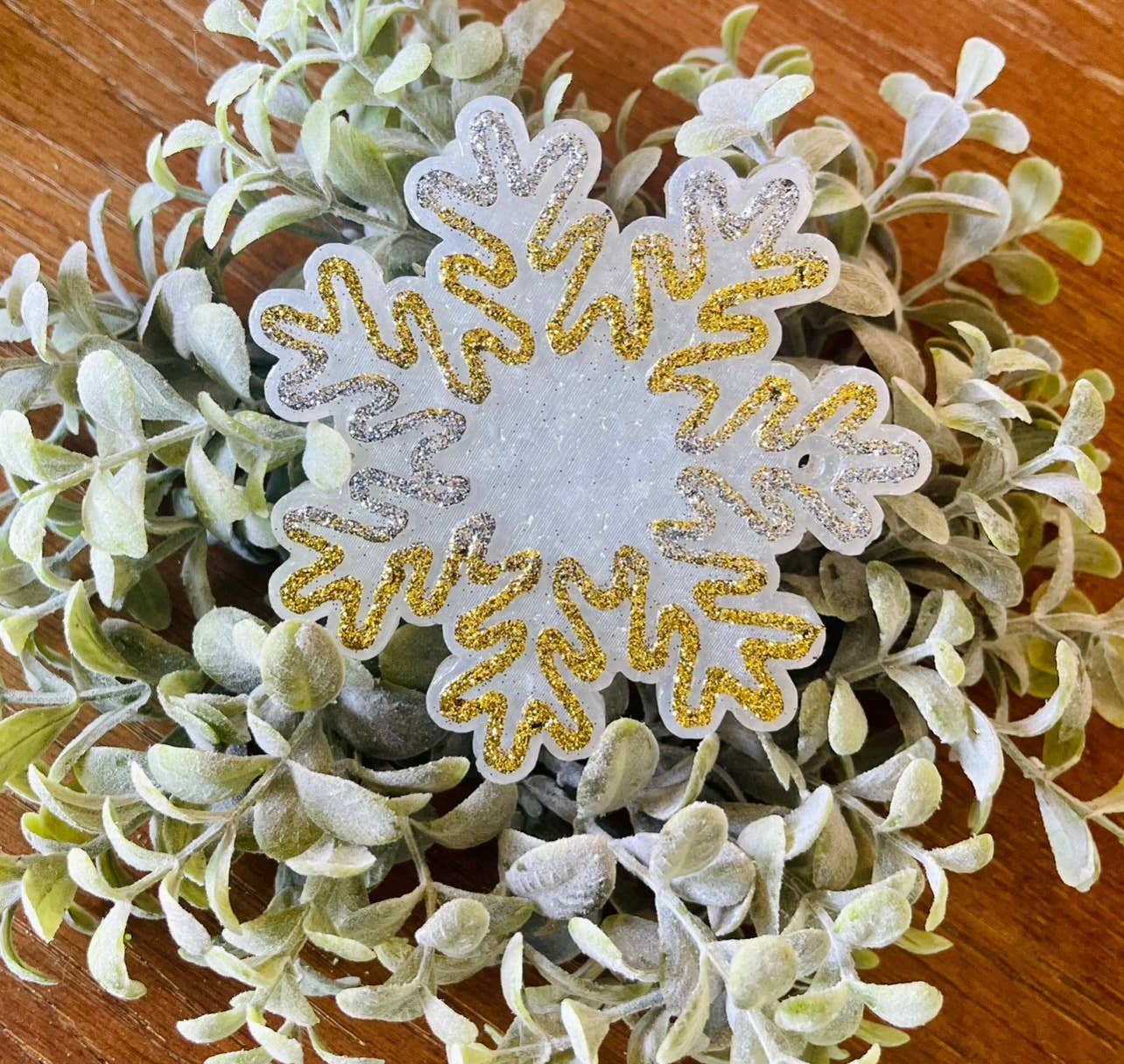 Snowflake Car Freshie