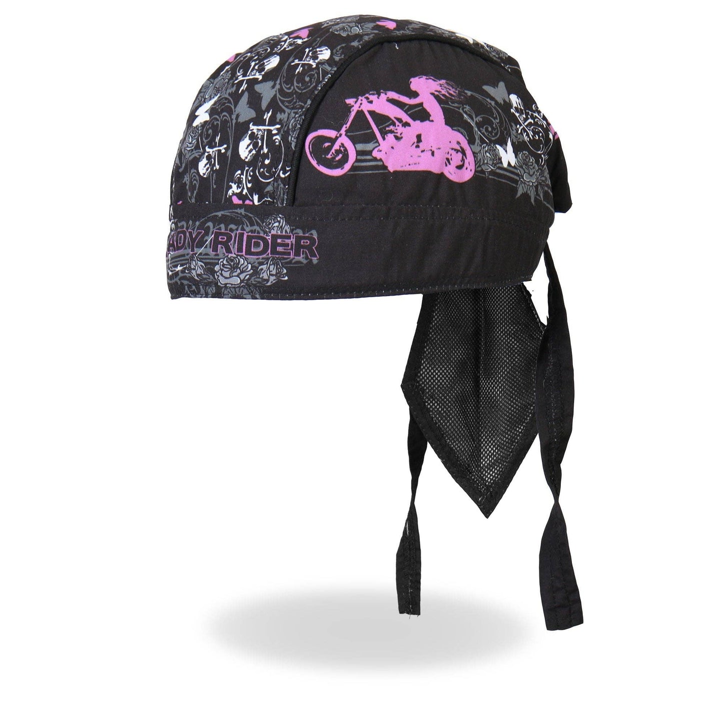 Hot Leathers Lady Rider Lightweight Headwrap Do-rag Durag Bandana