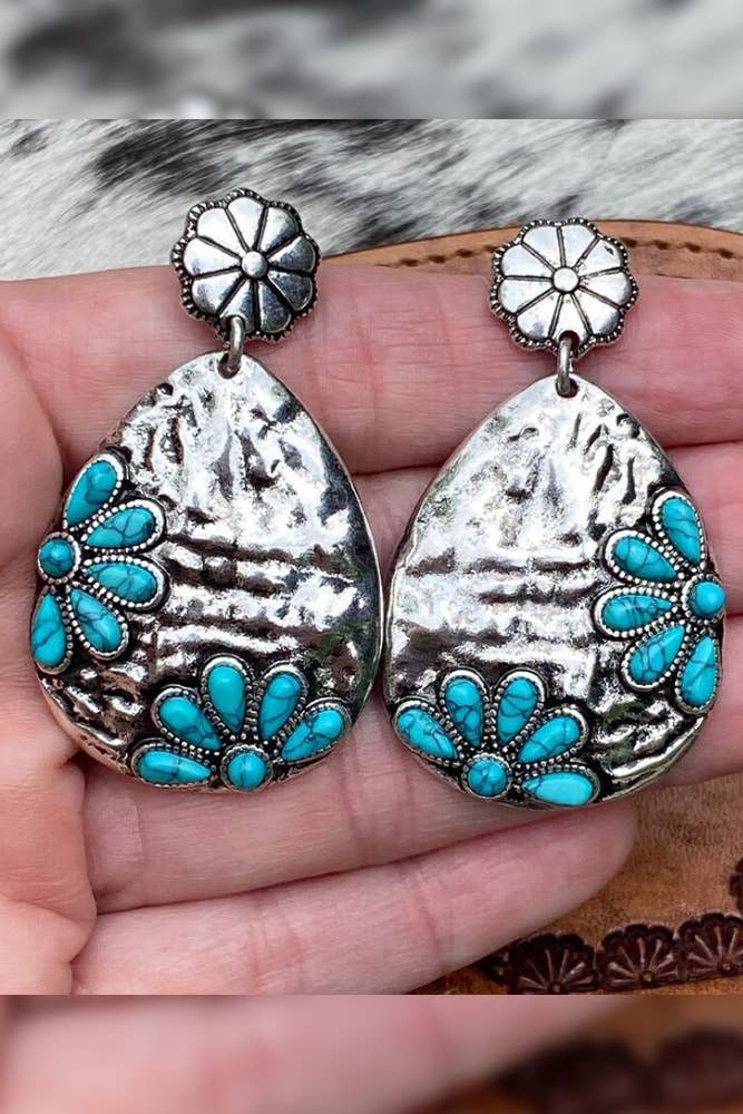 Turquoise Water Drop Earrings