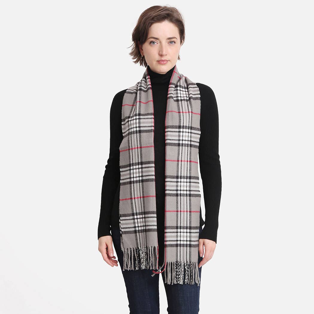 Multi Patterned Cashmere Feel Oblong Scarves