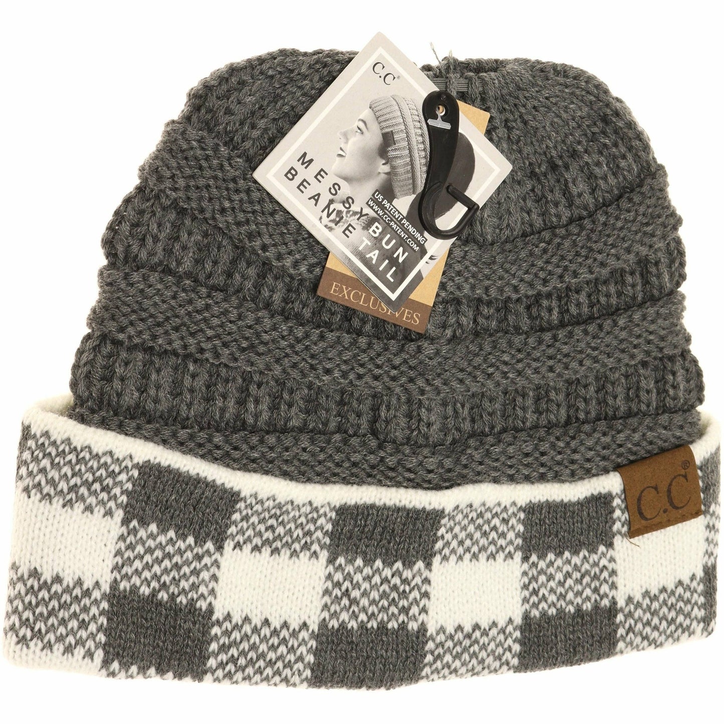Buffalo Check CC Beanie Tail MB82