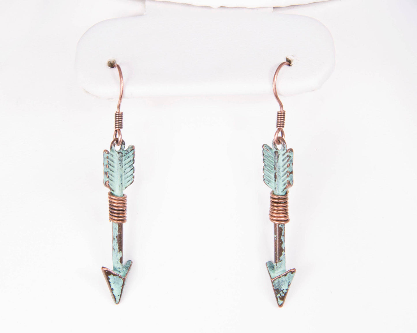 Arrow Earrings - Patina
