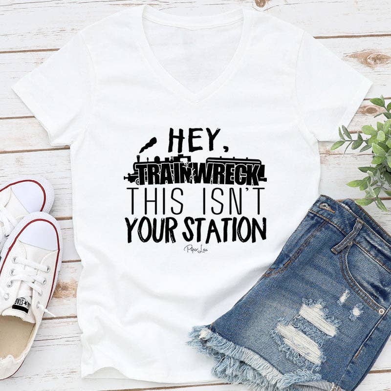 Hey Trainwreck This Isn't Your Station-white