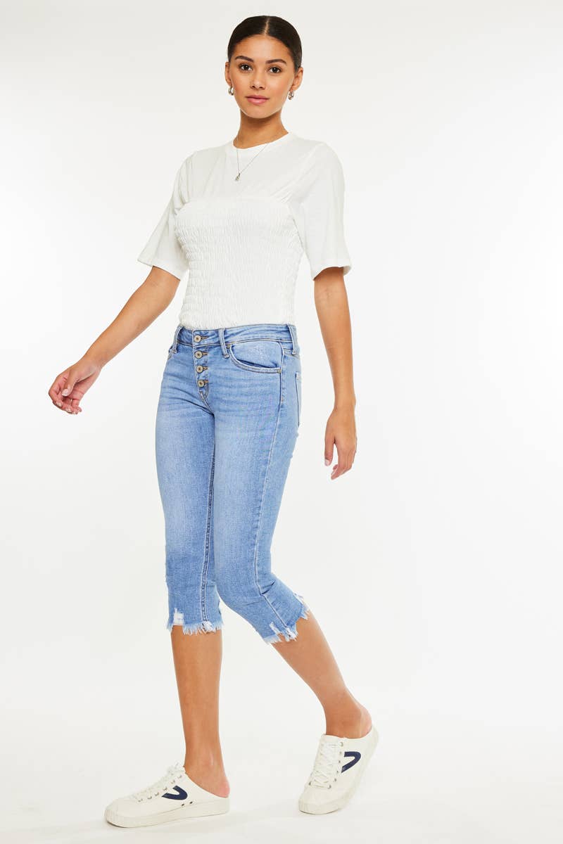 KAN CAN CAPRI CROP JEANS