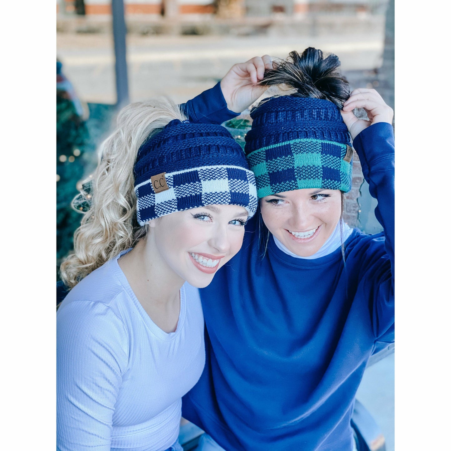Buffalo Check CC Beanie Tail MB82