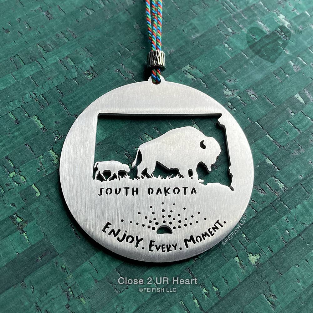 South Dakota Bison Ornament Keepsake