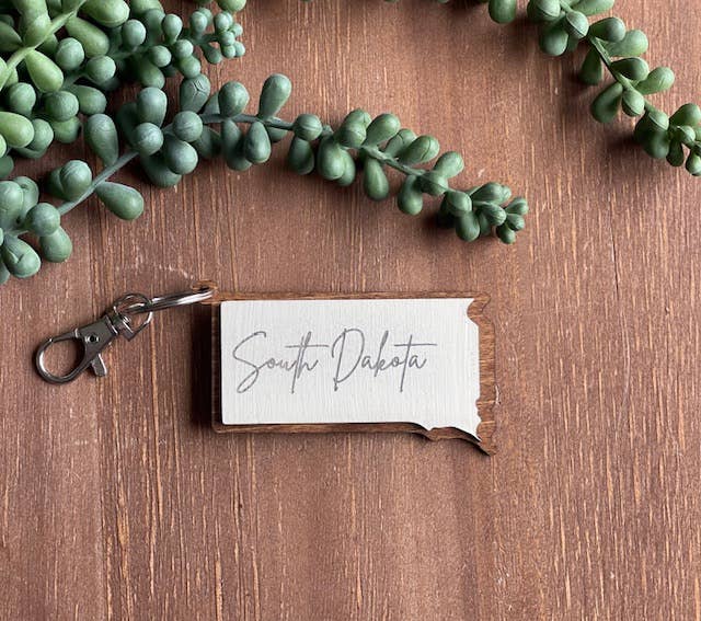 South Dakota Keychain