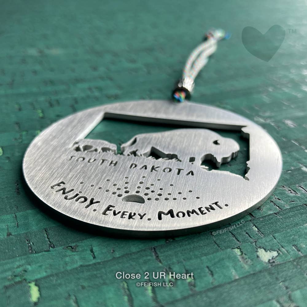 South Dakota Bison Ornament Keepsake