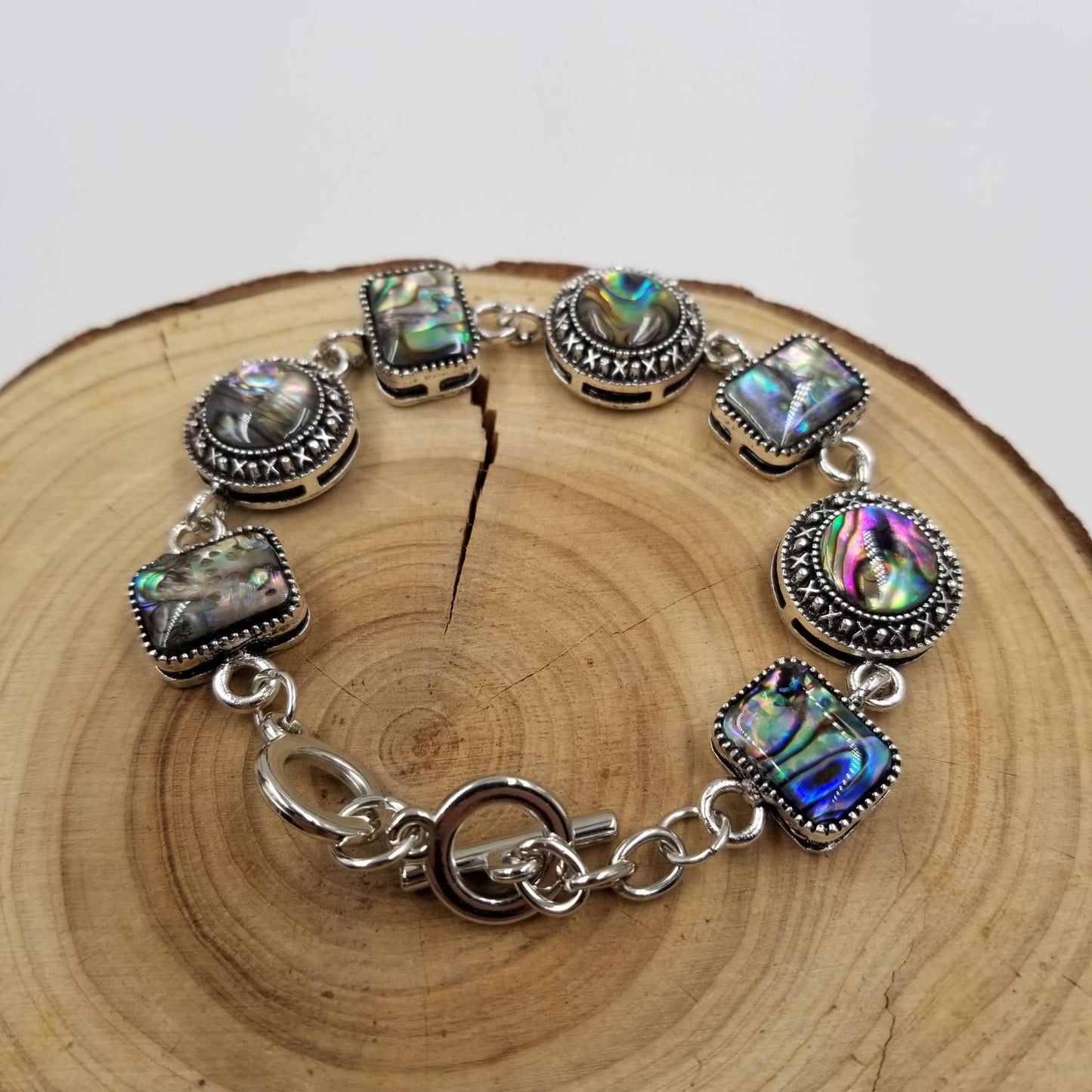 Natural Abalone Shell Bracelet