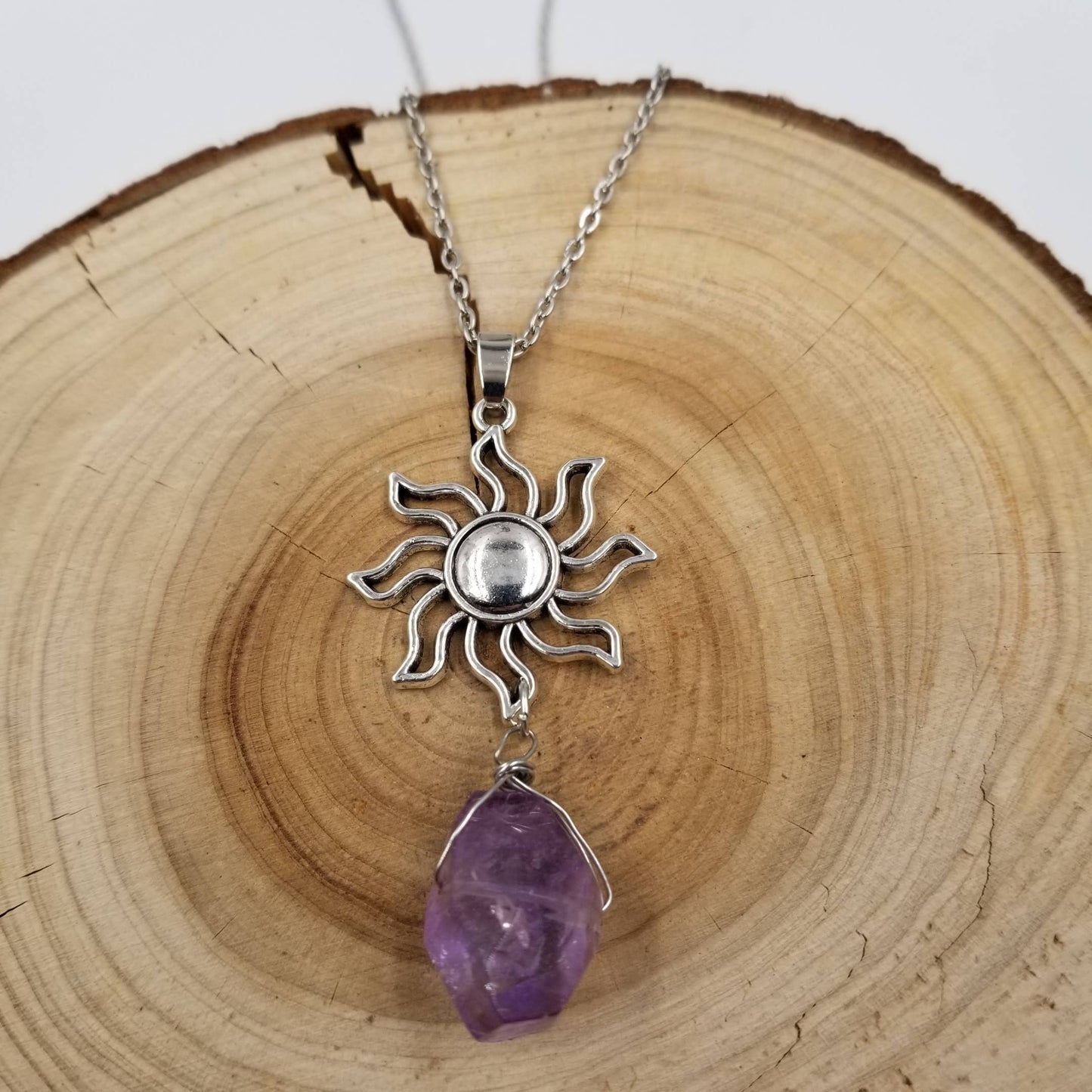 Sunshine Descending Natural Stone Necklace